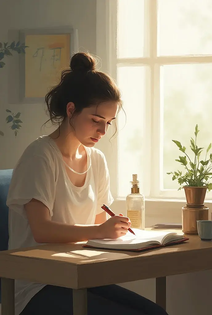 a calm morning scene showing a person planning a fresh start while learning how to reset your life.