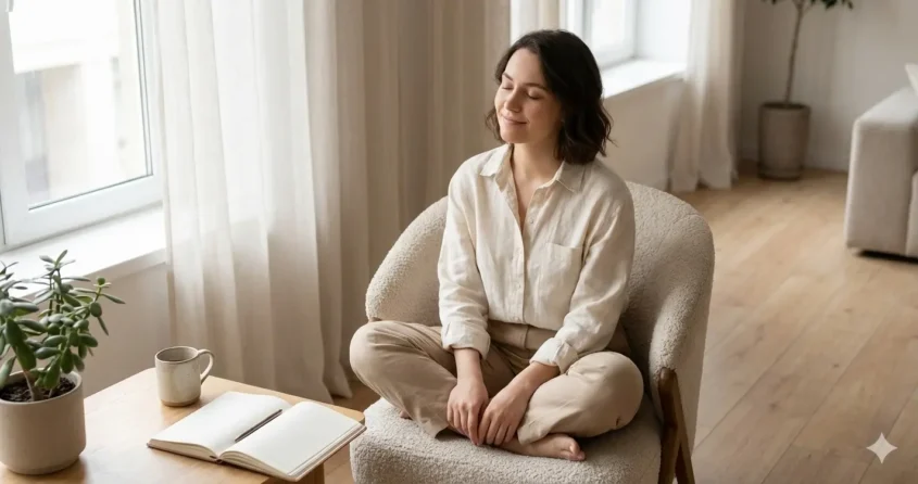 how to reset your life mentally - person finding mental clarity and inner peace through mindful reset